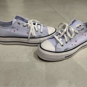 Chuck Taylor All Star Lift Platform Celestial Lilac Converse Sneakers